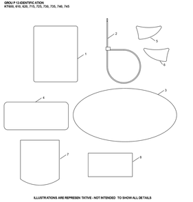 Kt715-3066 Identification Diagram and Parts List for KT715-3066  Cub Cadet Engine